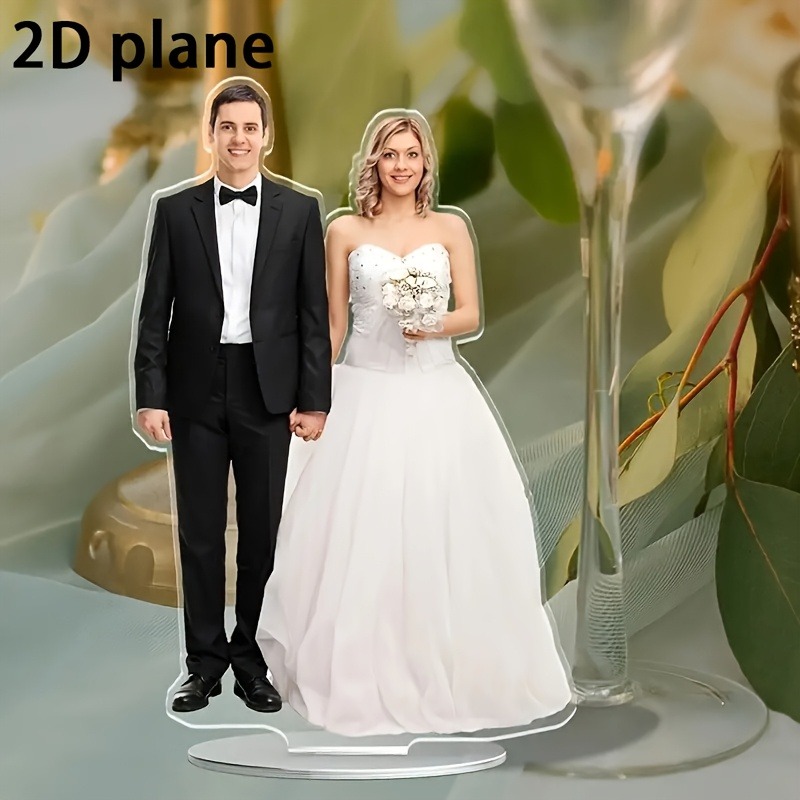 2d Custom Wedding Couple Photo - Event Support recension och pris