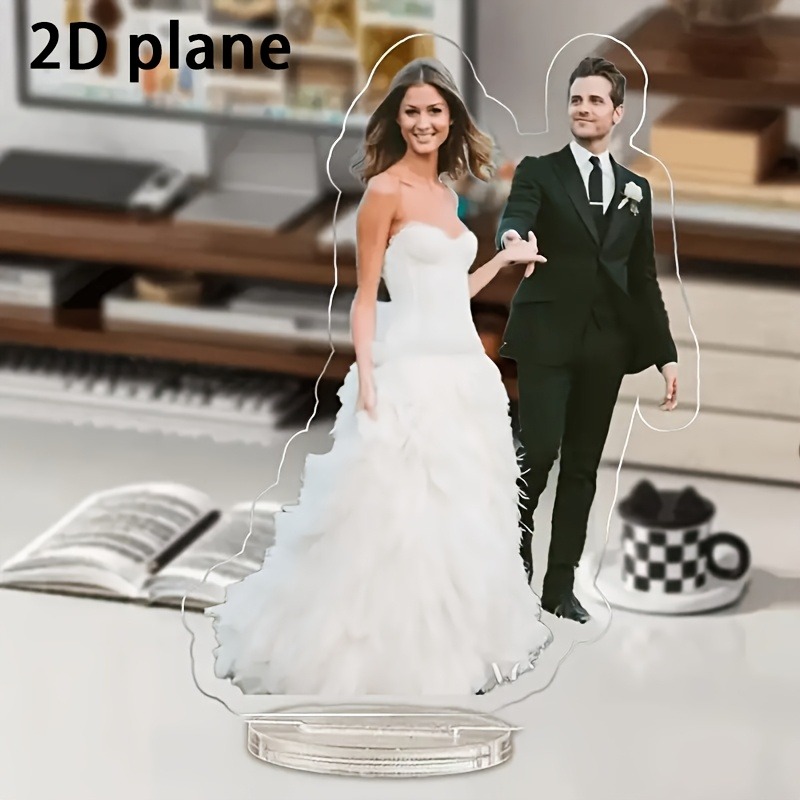 2d Custom Wedding Couple Photo - Event Support recension och pris