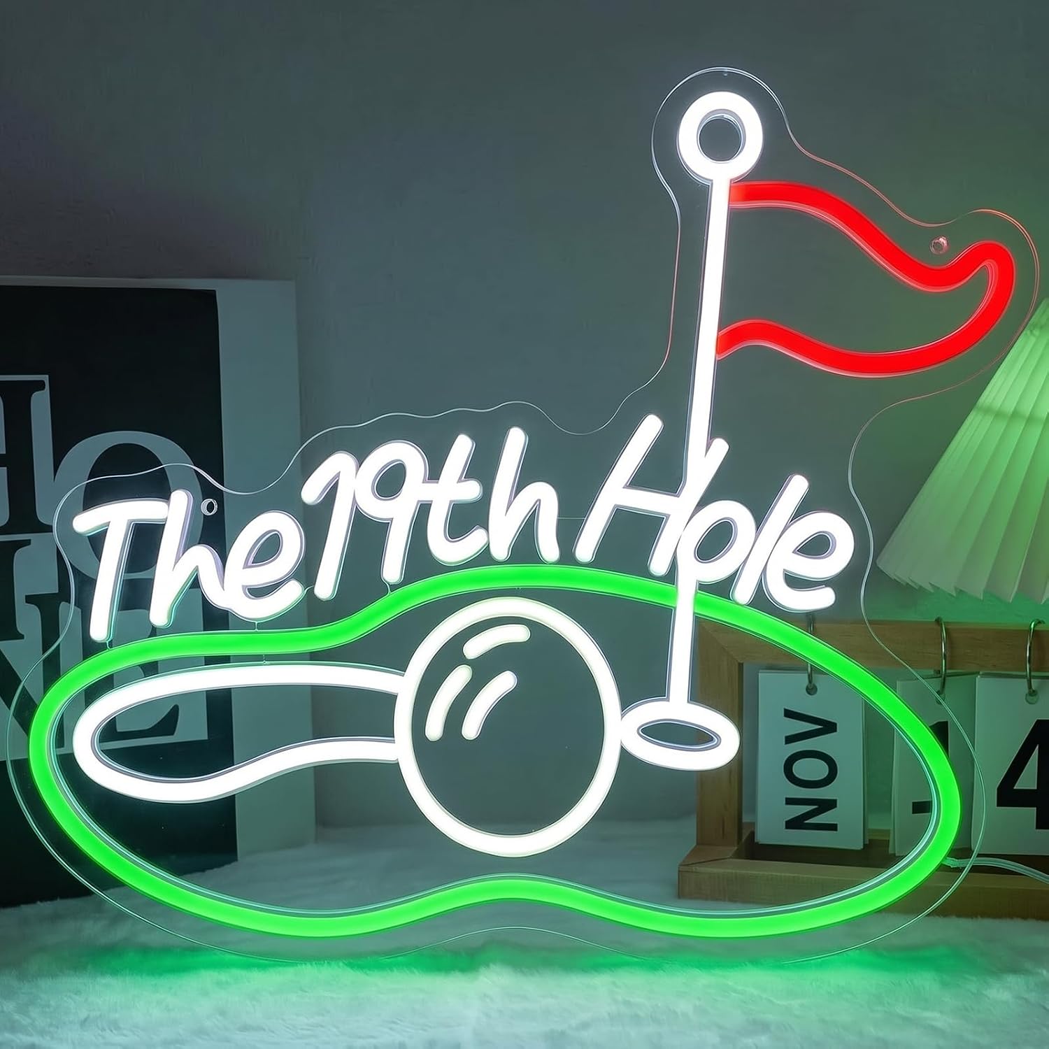The 19th Hole Golf LED Neon Si - Neon Sign Party recension och pris