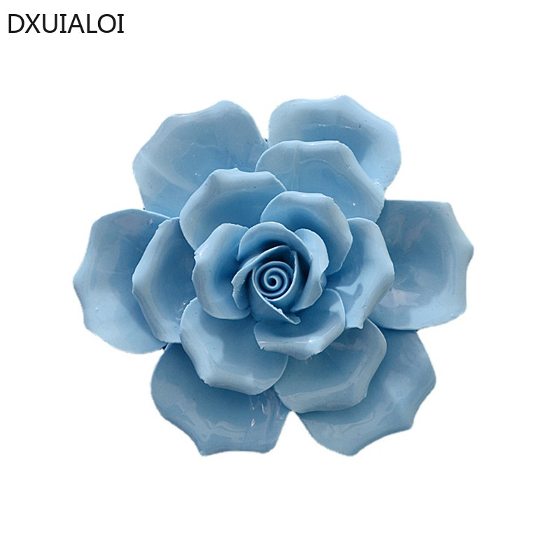1pc Wall Mounted Ceramic Flowe - Flower Wall Panel recension och pris