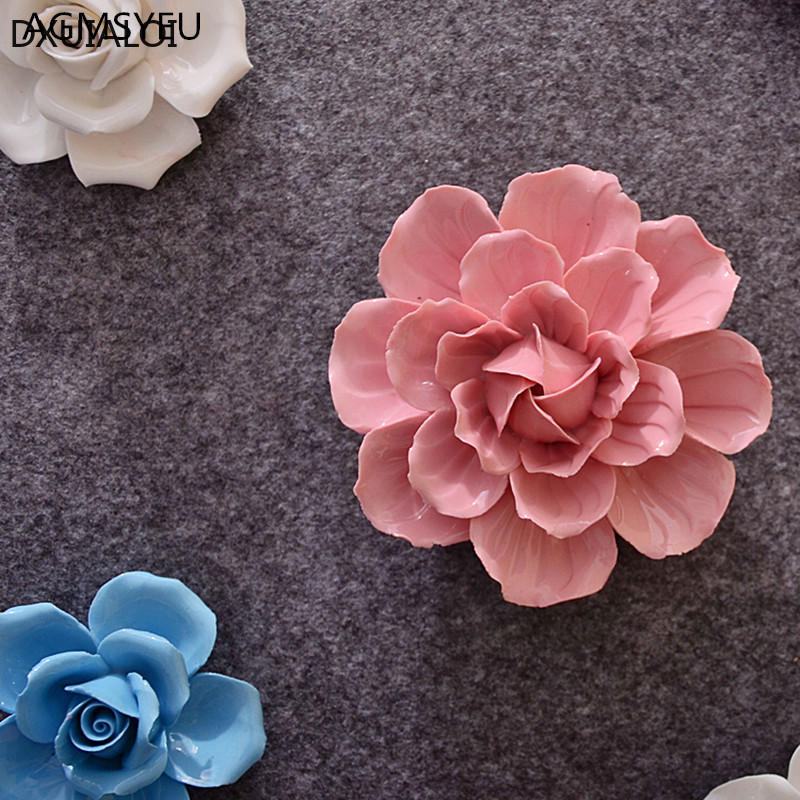 1pc Wall Mounted Ceramic Flowe - Flower Wall Panel recension och pris