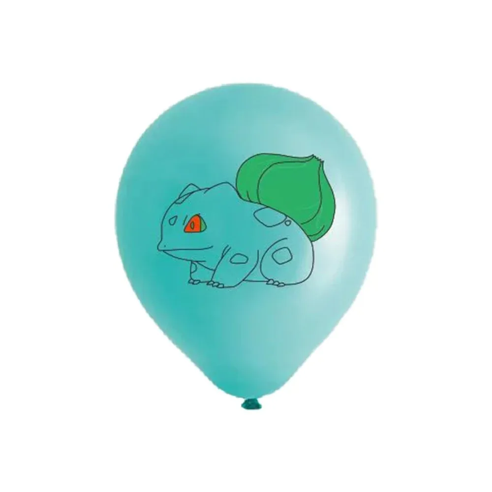 10Pcs Pokémon Printed Latex Ba - Event Party recension och pris