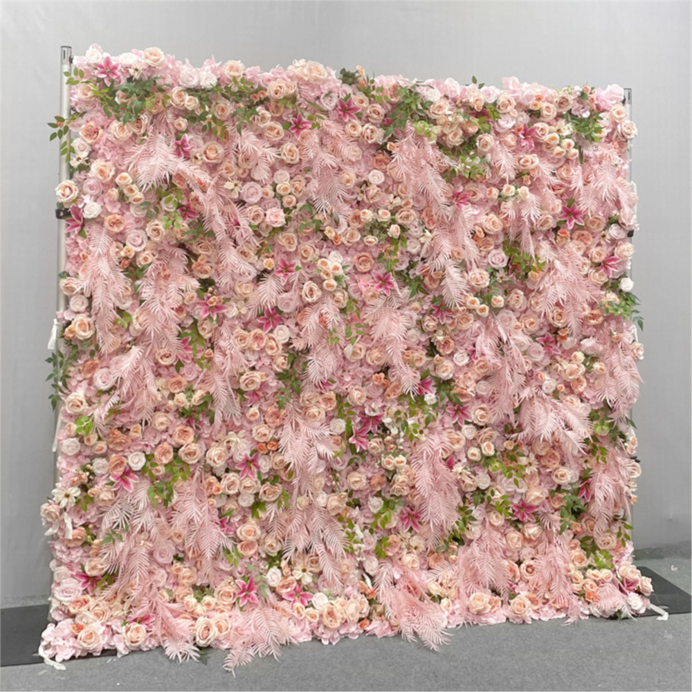 Uflower 5D Pink Rose Cloth Flo - Flower Wall Panel recension och pris
