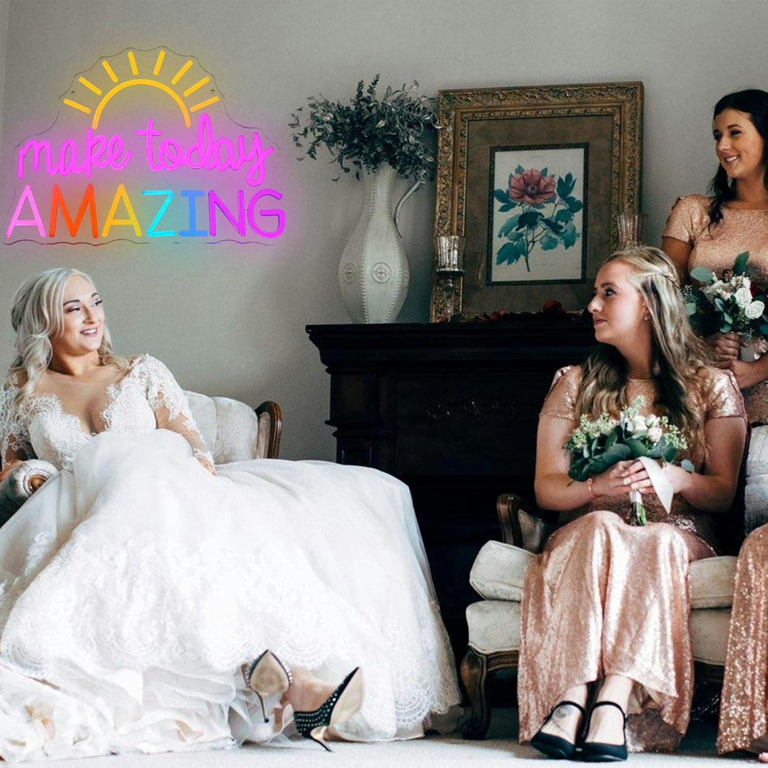 Make Today Amazing Neon Sign I - Neon Sign Party recension och pris