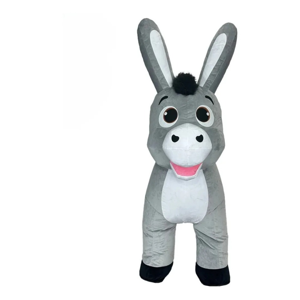 Inflatable Grey Donkey Mascot  - Event & Party Supply Photos recension och pris