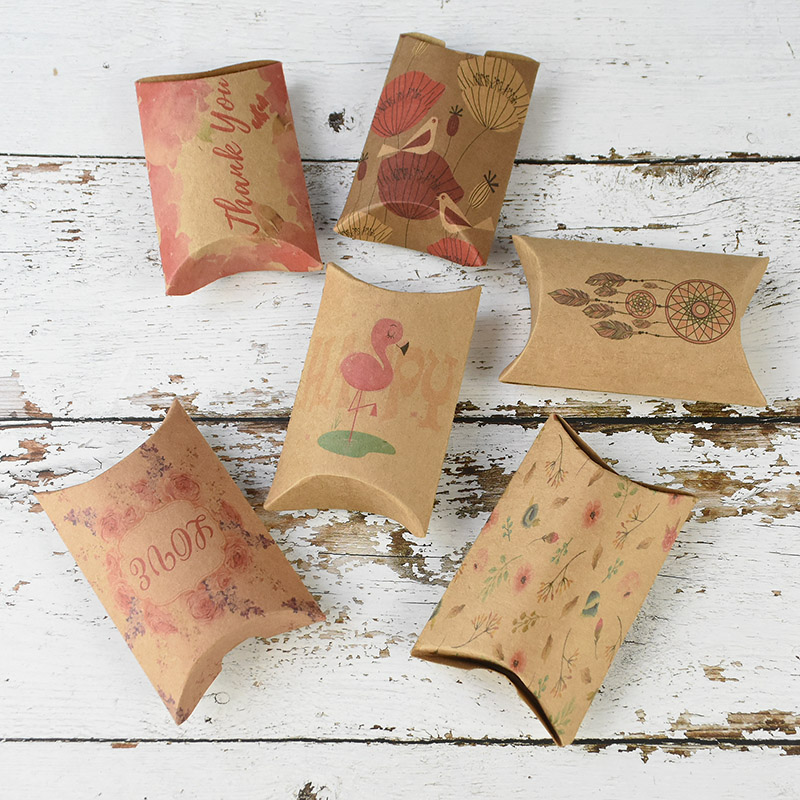 10/20/50pcs Kraft Paper Box Pi - Event Party Box recension och pris