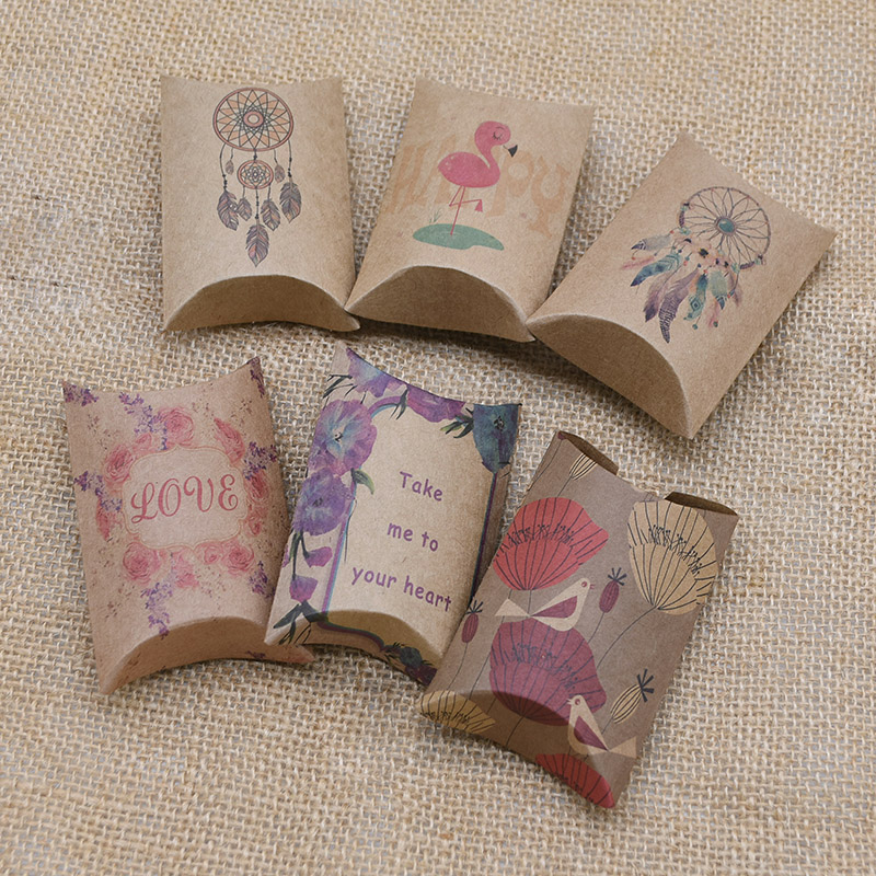 10/20/50pcs Kraft Paper Box Pi - Event Party Box recension och pris