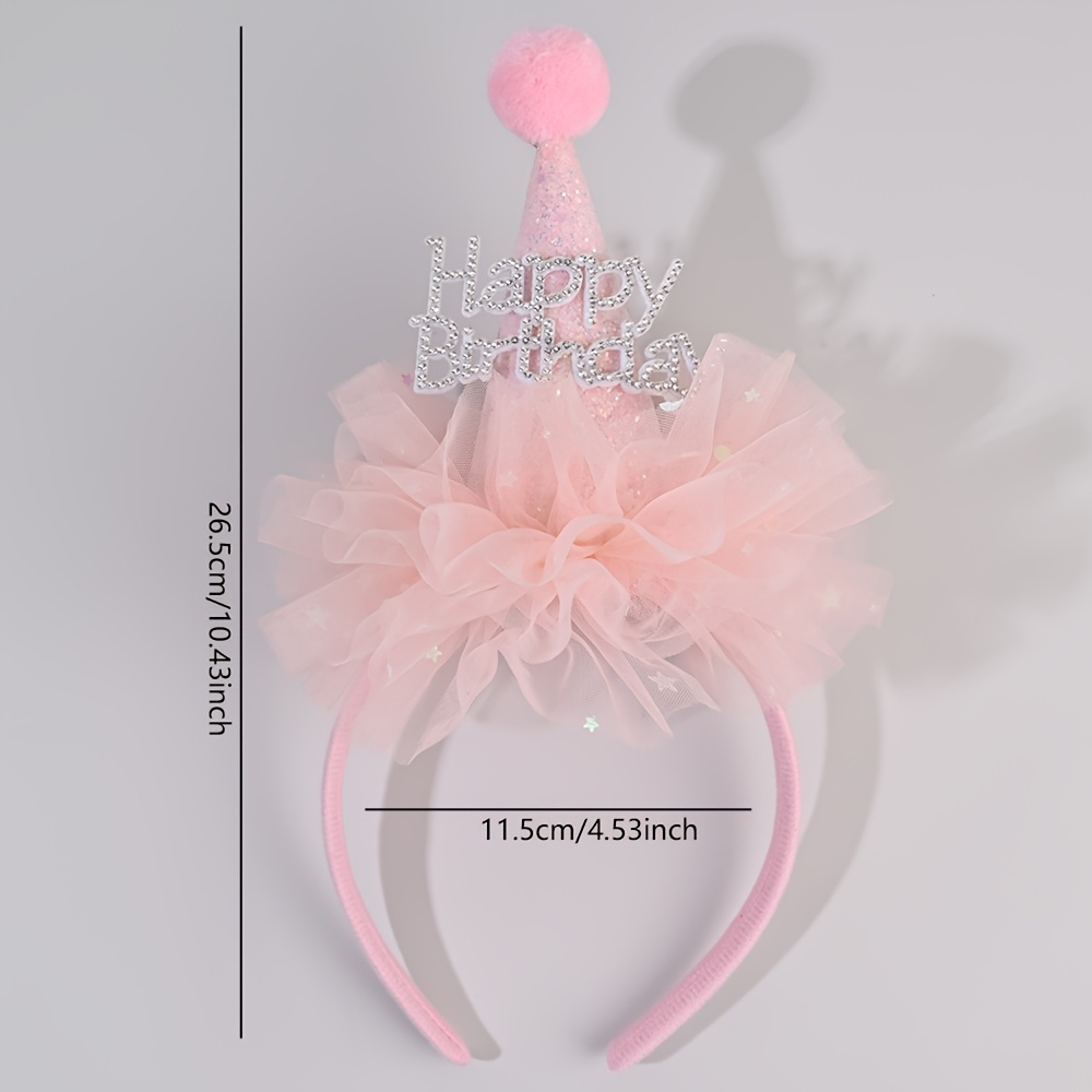 Princess Birthday Rhinestone H - Party Hat Cone recension och pris