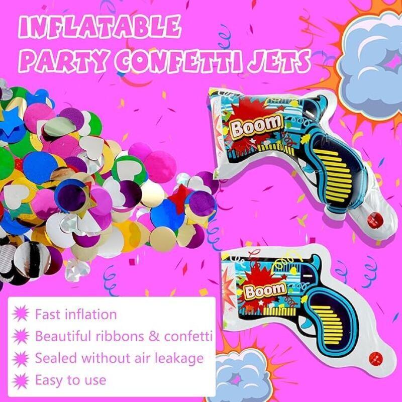 10Pcs Inflatable Boom Confetti - Confetti Cannon Tube recension och pris