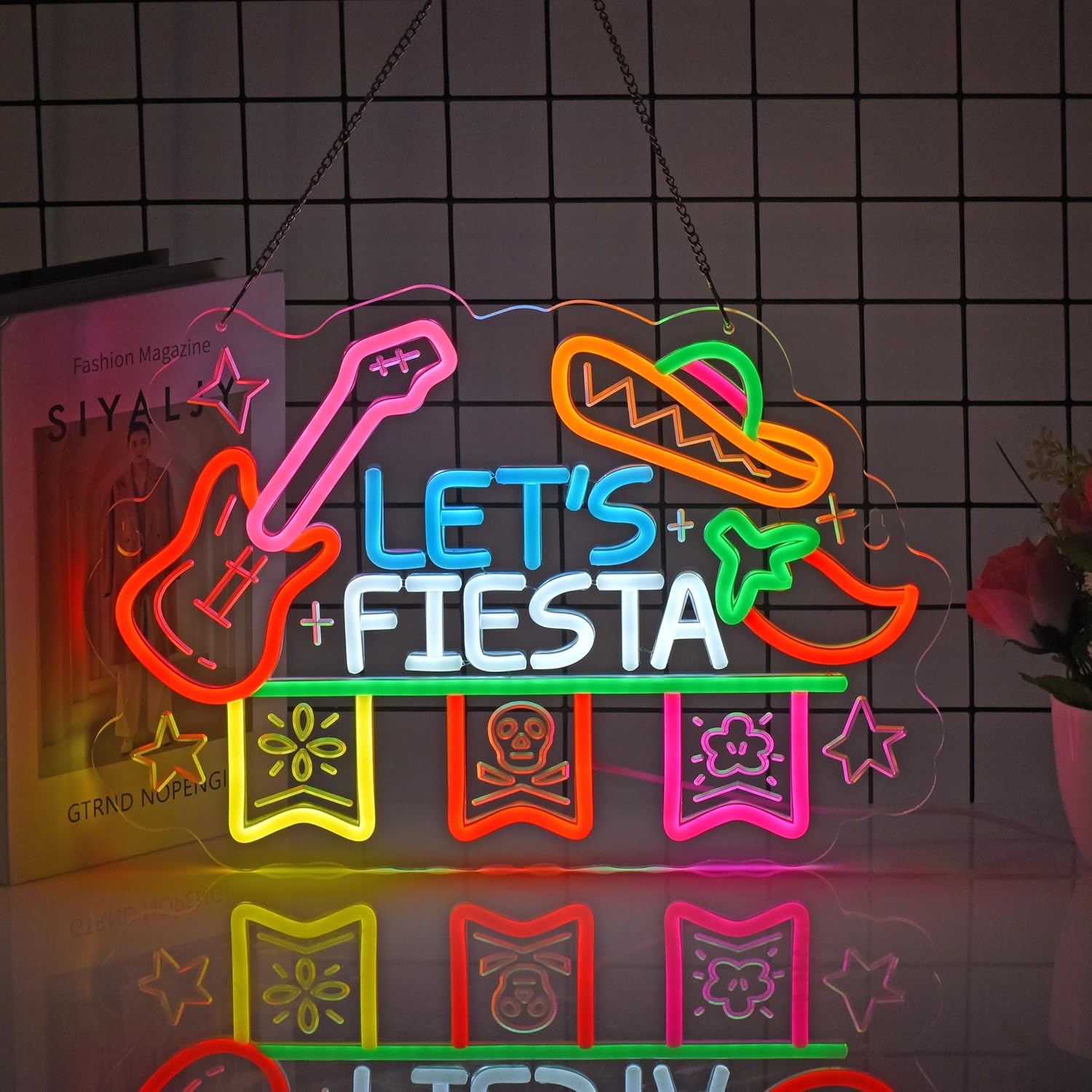 Let's Fiesta Neon Sign, Neon L - Neon Sign Party recension och pris