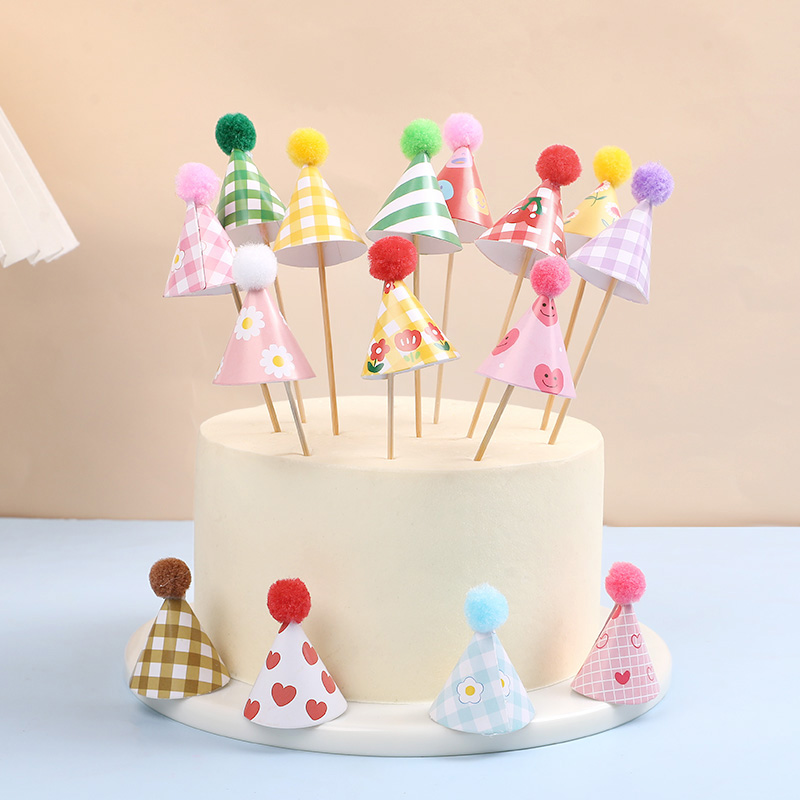 30Pcs Mini Party Hats Cake Top - Party Hat Cone recension och pris