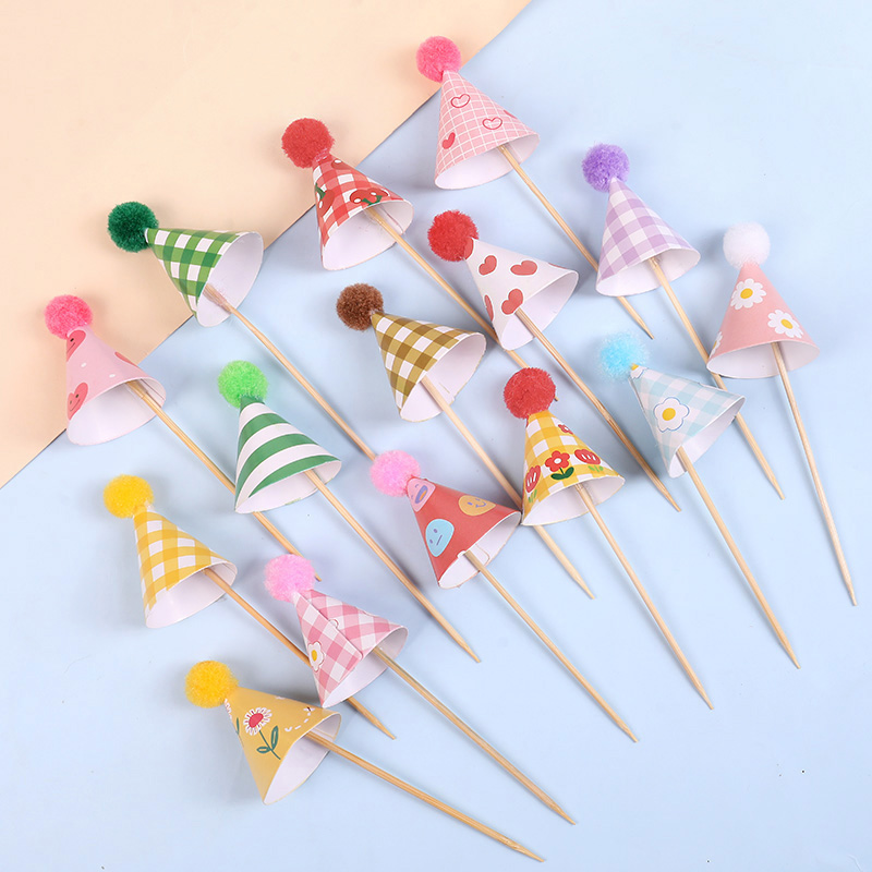 30Pcs Mini Party Hats Cake Top - Party Hat Cone recension och pris