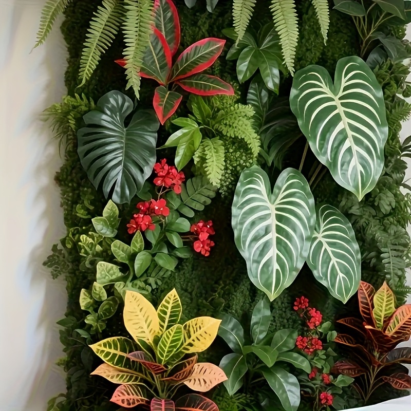 Outdoor Green Plant Wall Panel - Flower Wall Panel recension och pris