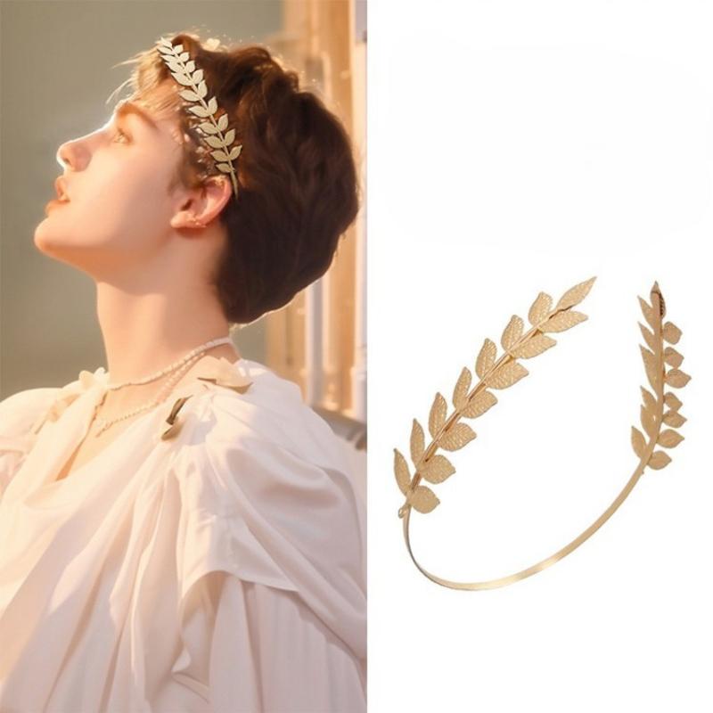 【B】Retro Gold Color Leaf Headb - Event Suppliers recension och pris
