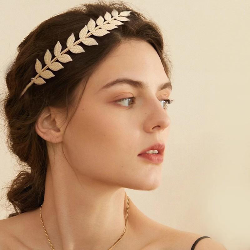 【B】Retro Gold Color Leaf Headb - Event Suppliers recension och pris
