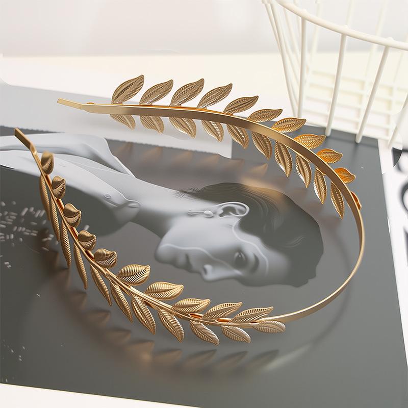 【B】Retro Gold Color Leaf Headb - Event Suppliers recension och pris